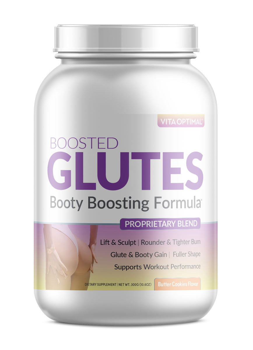 BOOSTED GLUTES – BOOTY BOOSTING FORMULA SCULPT, LIFT SHAPE