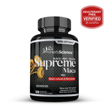 SUPREME MACA ADVANCED - WORLD’S NO1 - MOST POTENT BLACK MACA ROOT EXTRACT BLEND PLUS RED & YELLOW MACA - 120 CAPSULES