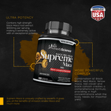 SUPREME MACA ADVANCED - WORLD’S NO1 - MOST POTENT BLACK MACA ROOT EXTRACT BLEND PLUS RED & YELLOW MACA - 120 CAPSULES