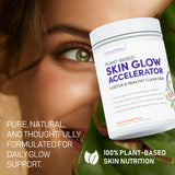 SKIN GLOW ACCELERATOR - PLANT BASED - NET WT 300G (10.6OZ) - NATURAL ORANGE FLAVOUR