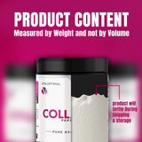 HYDROLYZED COLLAGEN POWDER - SKIN HAIR NAILS JOINTS - PREMIUM GRADE - STRAWBERRY FLAVORED 300G